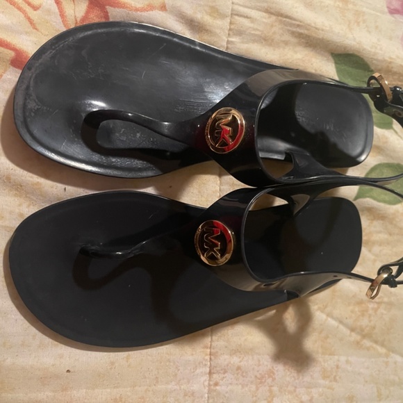 Michael kors navy blue jelly sandals size 6 - Picture 2 of 4